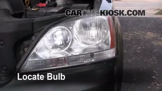 2003 Kia Sorento EX 3.5L V6 Luces Faro delantero (reemplazar foco)